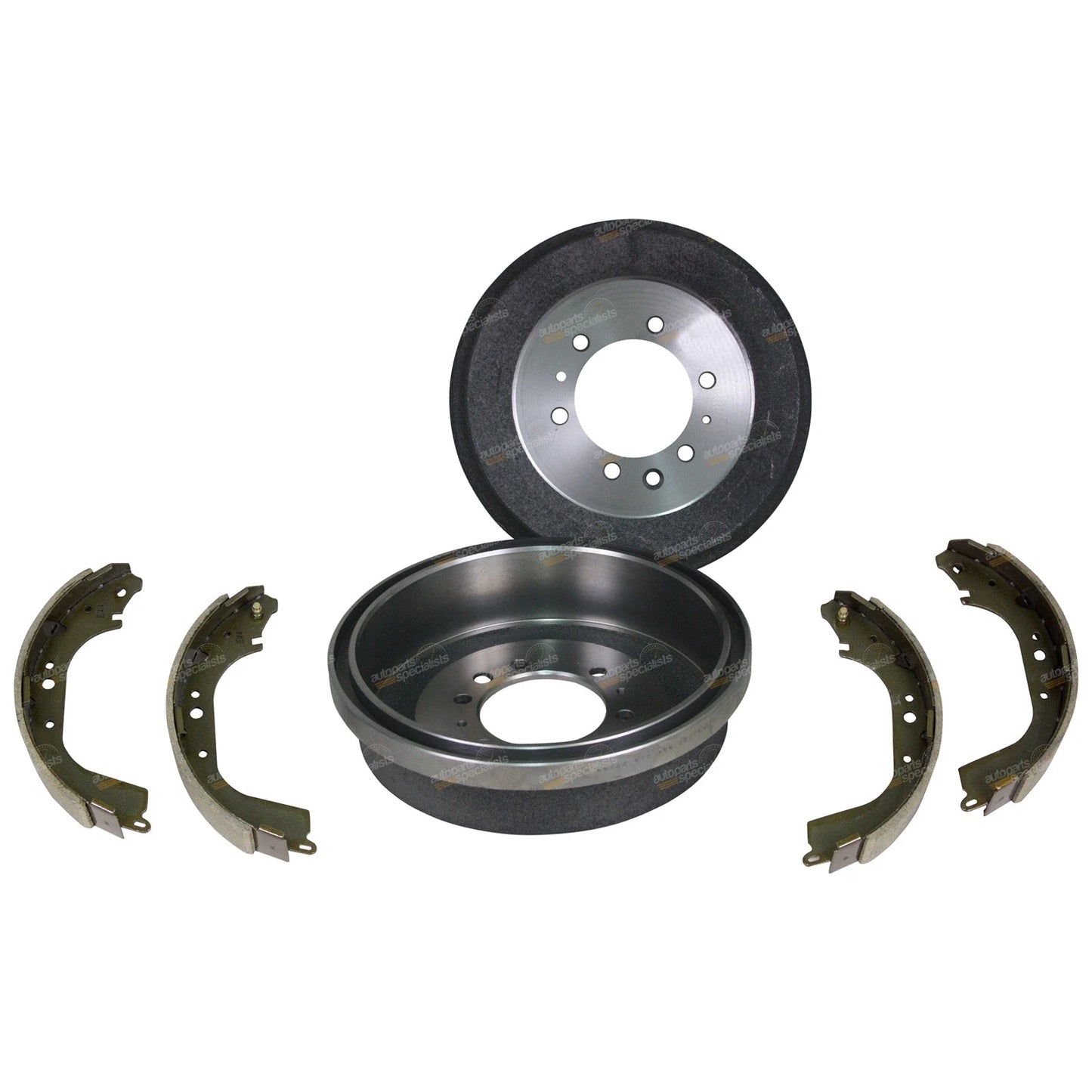 2 x Rear Brake Drums Shoes for Toyota Prado PZJ70 PZJ73 KZJ70 KZJ73 KZJ77 KZJ78