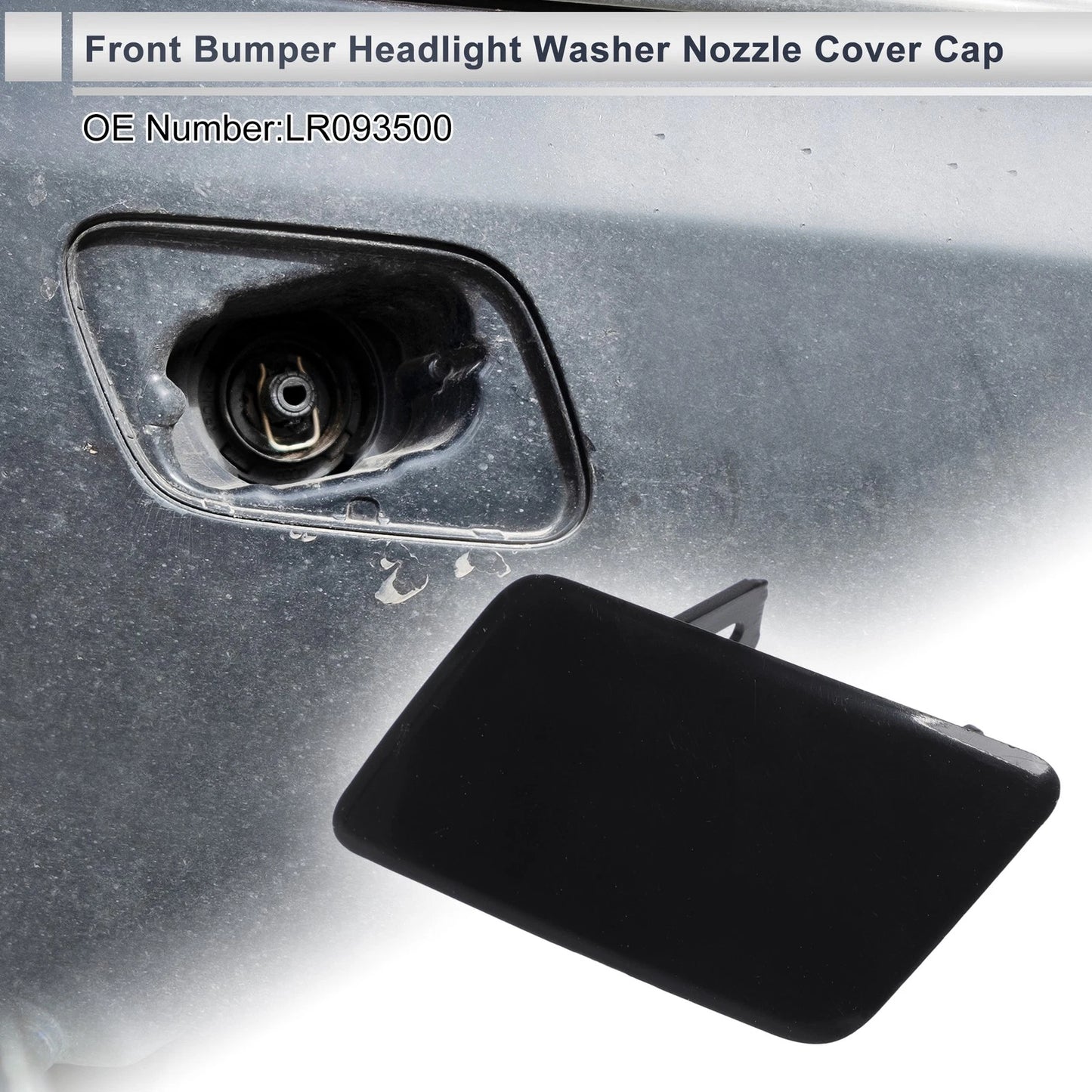 Front Left Bumper Headlight Washer Nozzle Cover for Land Rover