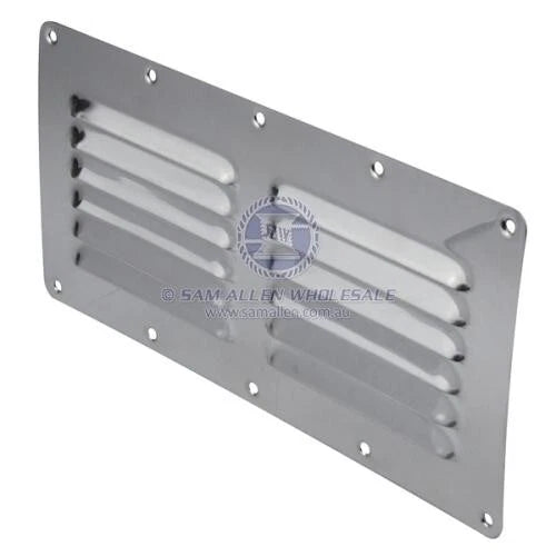 Stainless Steel Surface Mount Louvre Vent for Boat/Caravan/Camper 230x115mm