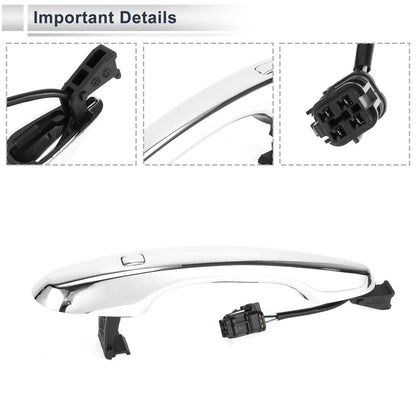 Front Left Right Car Exterior Door Handles for Kia K4 (2011-2016)
