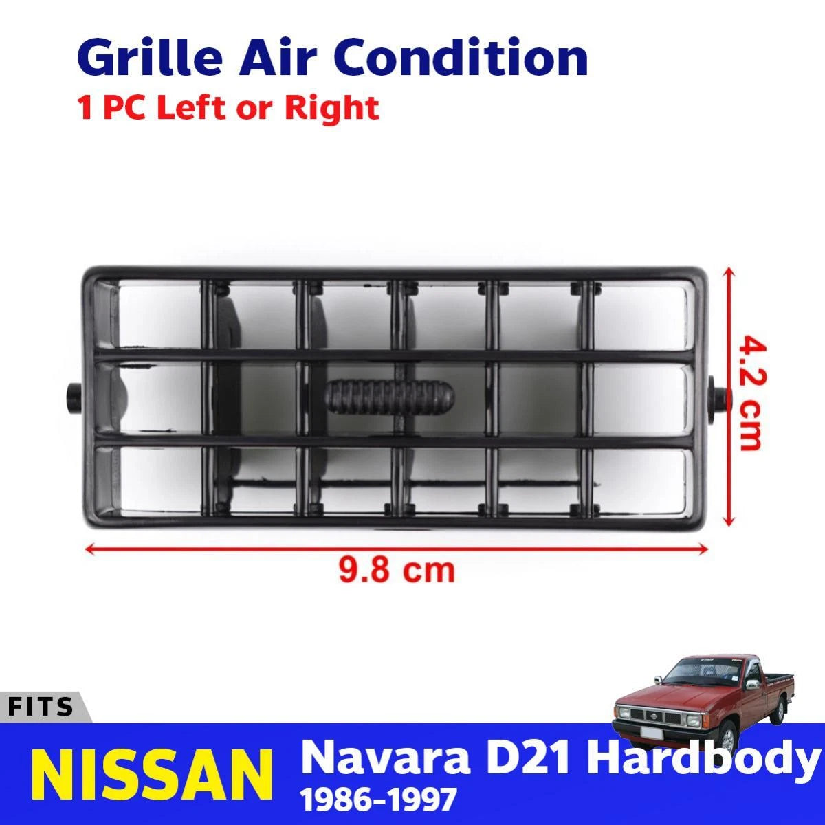 Air Condition Grille Vent Fender Side Fits Nissan Navara D21 Truck 1986-97 D10