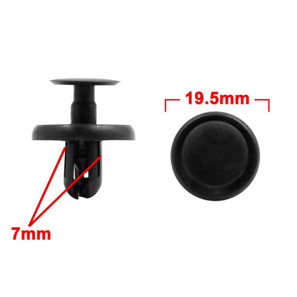 50 Pcs Car Retainer Clips & Rivets with Fastener Remover for Toyota