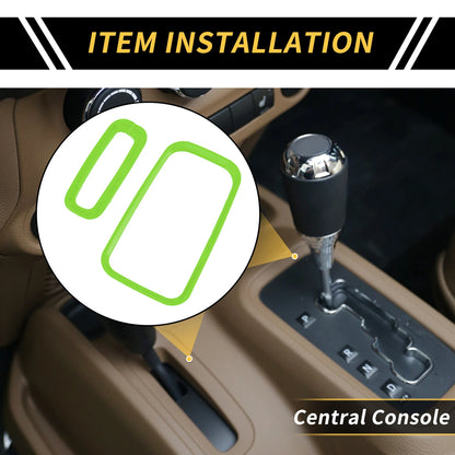 Gear Shift Ring Panel Cover Trim for Jeep Wrangler JK JKU (2007-2018)