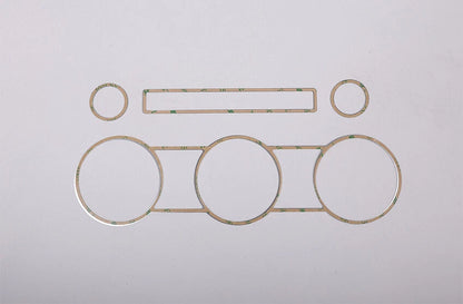 Aluminum AC Stereo Volume Buttons Cover Frame Trim For Range Rover Discovery 5