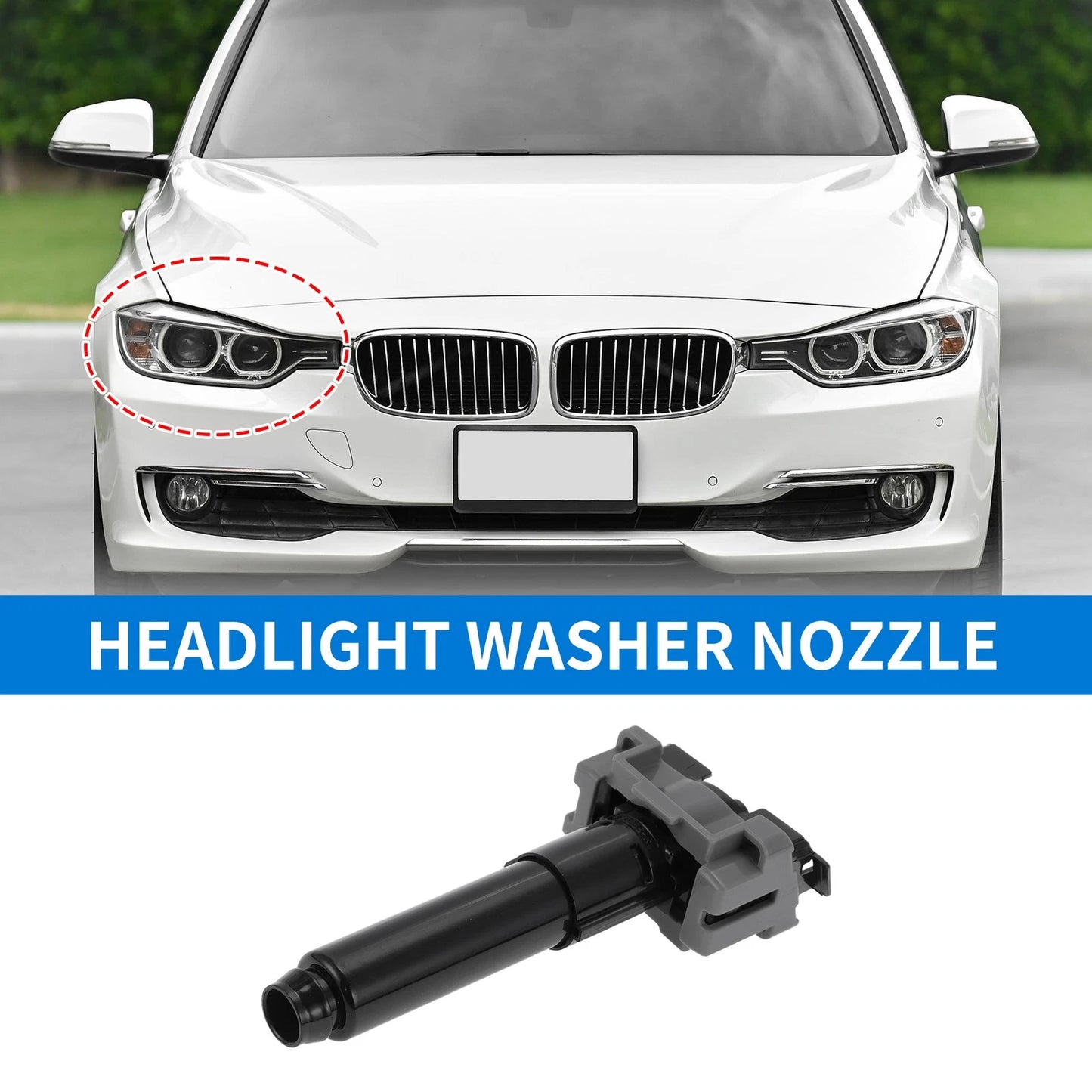 Headlight Washer Nozzle for Toyota Land Cruiser 2016-2019