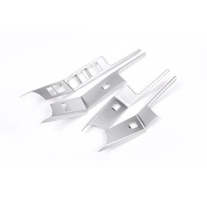 Chrome Interior Door Window Switch Cover Trim Fits Range Rover Velar 2018-2022