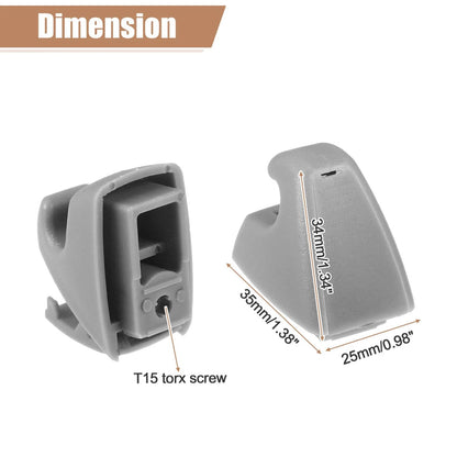 Sun Visor Support Clip Retainer for Chevrolet Cruze Sonic Gray