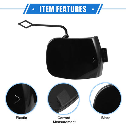 Black Front Bumper Tow Hook Covers for Mini Cooper (2014-2018)