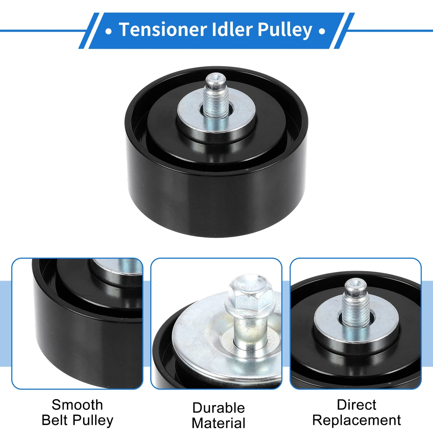 Drive Belt Idler Pulley for Toyota Tacoma 2005-2022 1 x Pulley