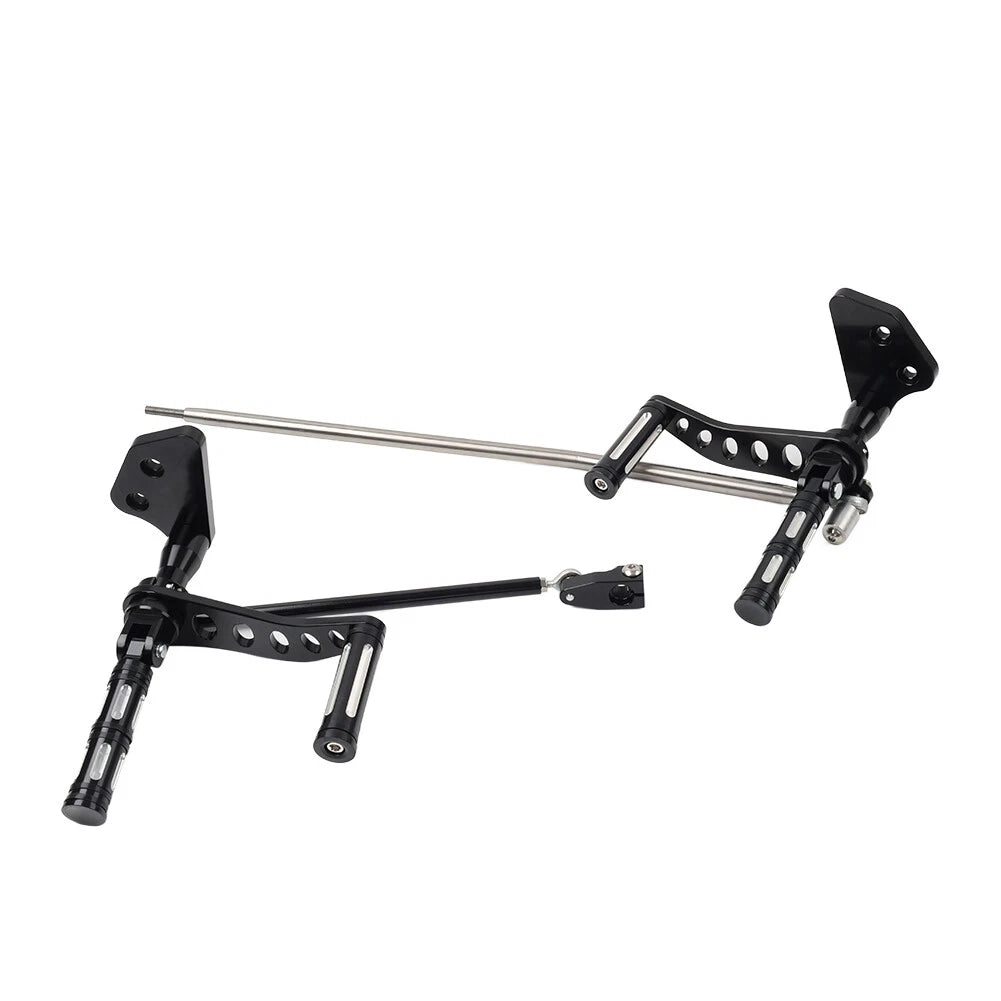 BLK Forward Controls Footpegs for Harley Dyna Low Rider (2000-2012)
