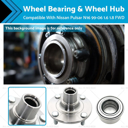 Front Wheel Bearing & Hub for Nissan Pulsar N16 (1999-2006)