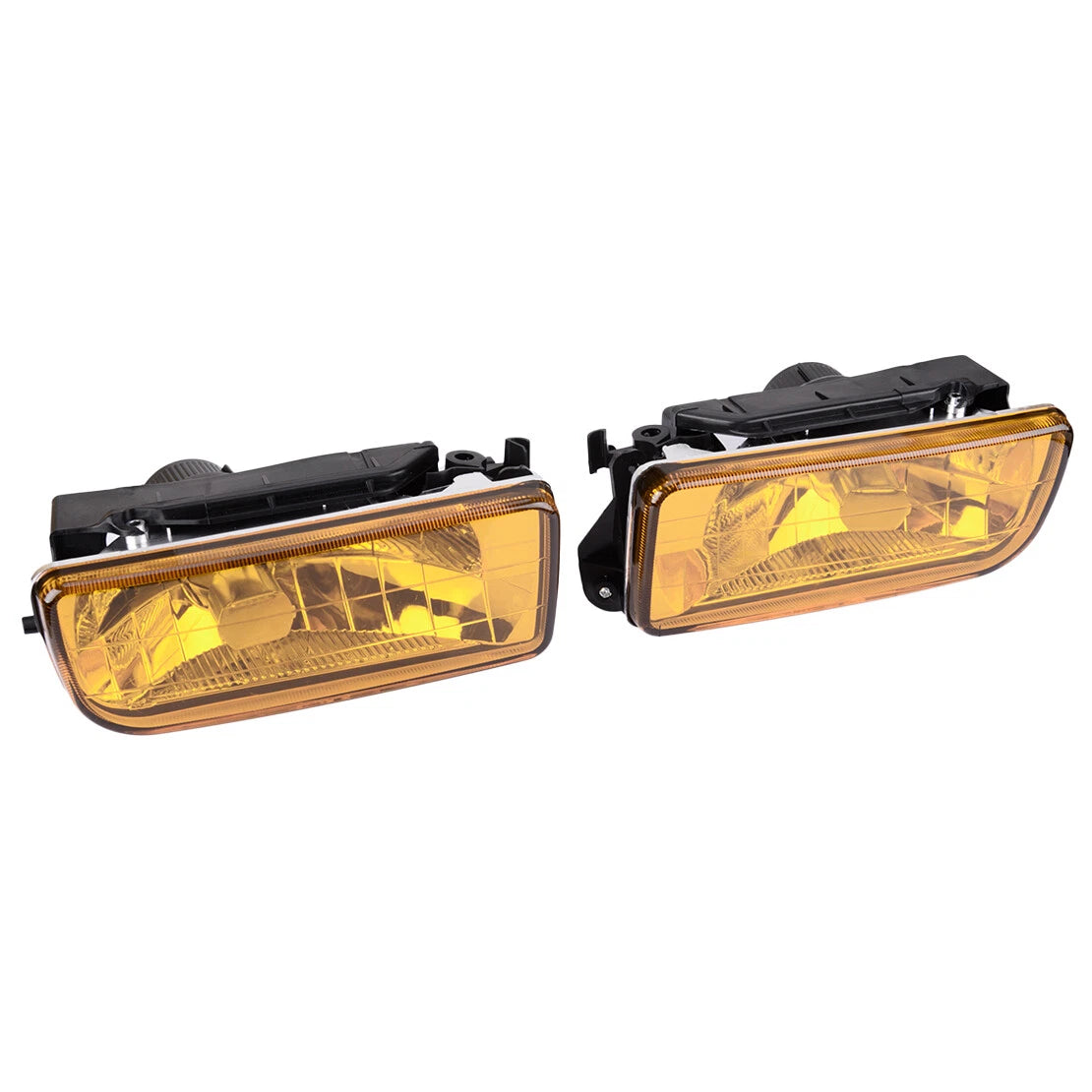 Front Bumper Fog Light Lamps Yellow Lens for BMW 3 Series (1992-1998)