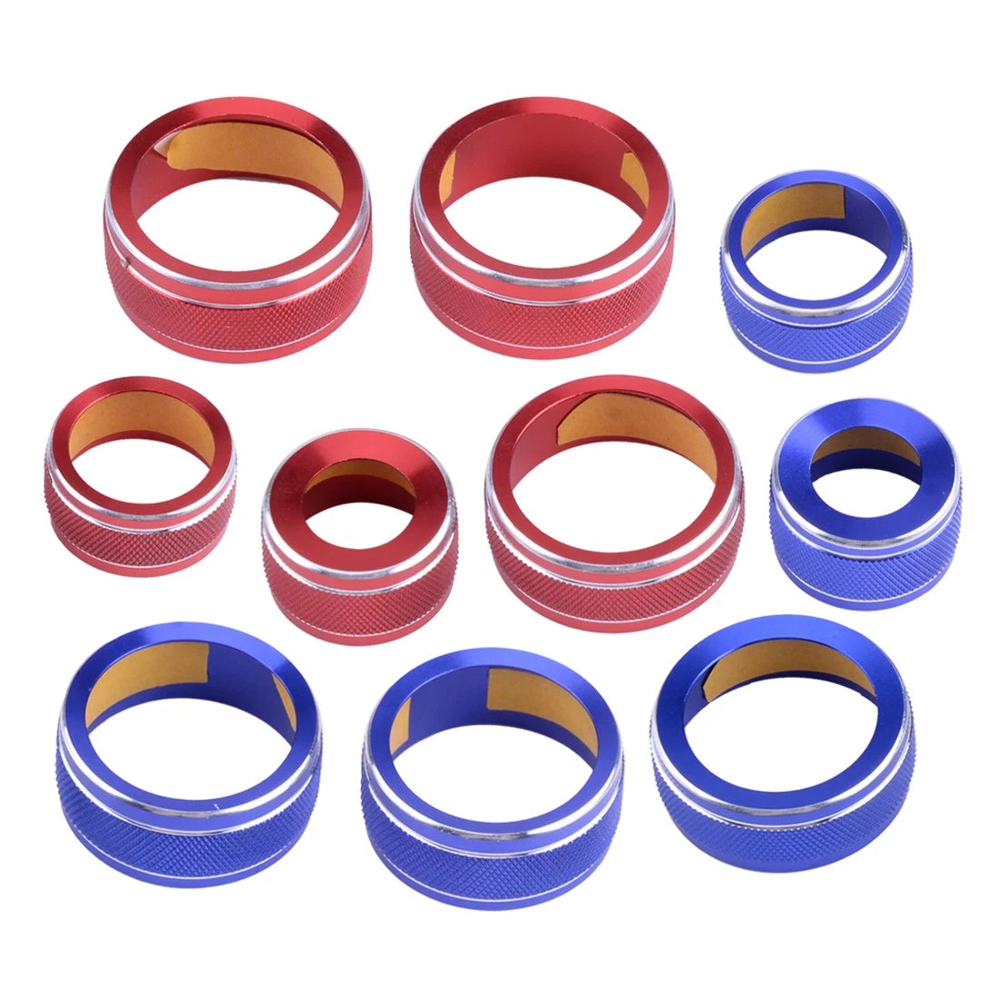 5pcs AC Volume Control Button Rings for Toyota Camry (2018)