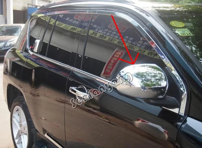 Side Mirror Cover Trim Chrome for JEEP Compass (2011-2016)