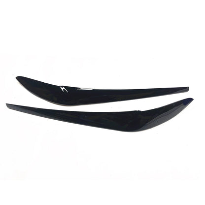 Gloss Black Headlight Eyelid Trim for BMW X3 F25, X4 F26 (2014-2017)