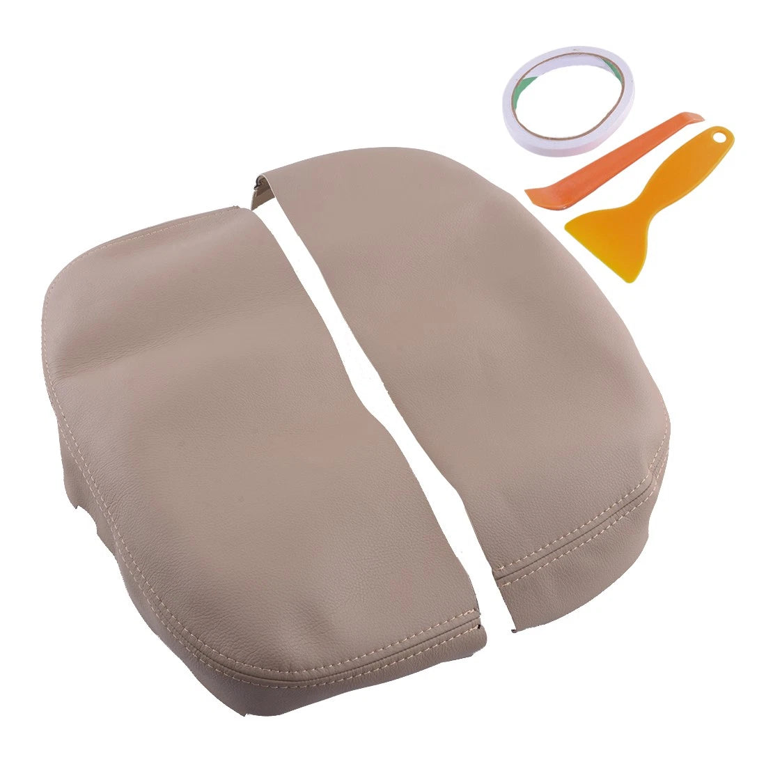 PVC Leather Center Console Lid Armrest Cover for Cadillac Escalade (07-14)