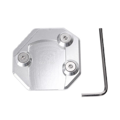 Kickstand Side Stand Pad for Suzuki GSR750 GSX-S1000 2011-2016 SILVER