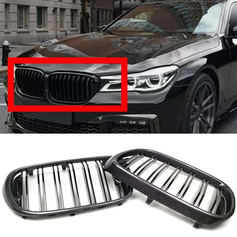 Real Carbon Fiber Bumper Grille for BMW 7 Series G11 Pre-LCI 750i 740i 2016-19