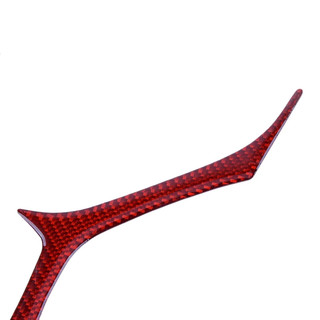 Red Carbon Fiber Steering Wheel Trim Cover for Honda Civic Coupe (2013-2015)