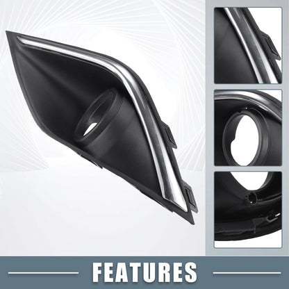 Front Left Fog Light Grille Cover for Mitsubishi Outlander (2017-2019)