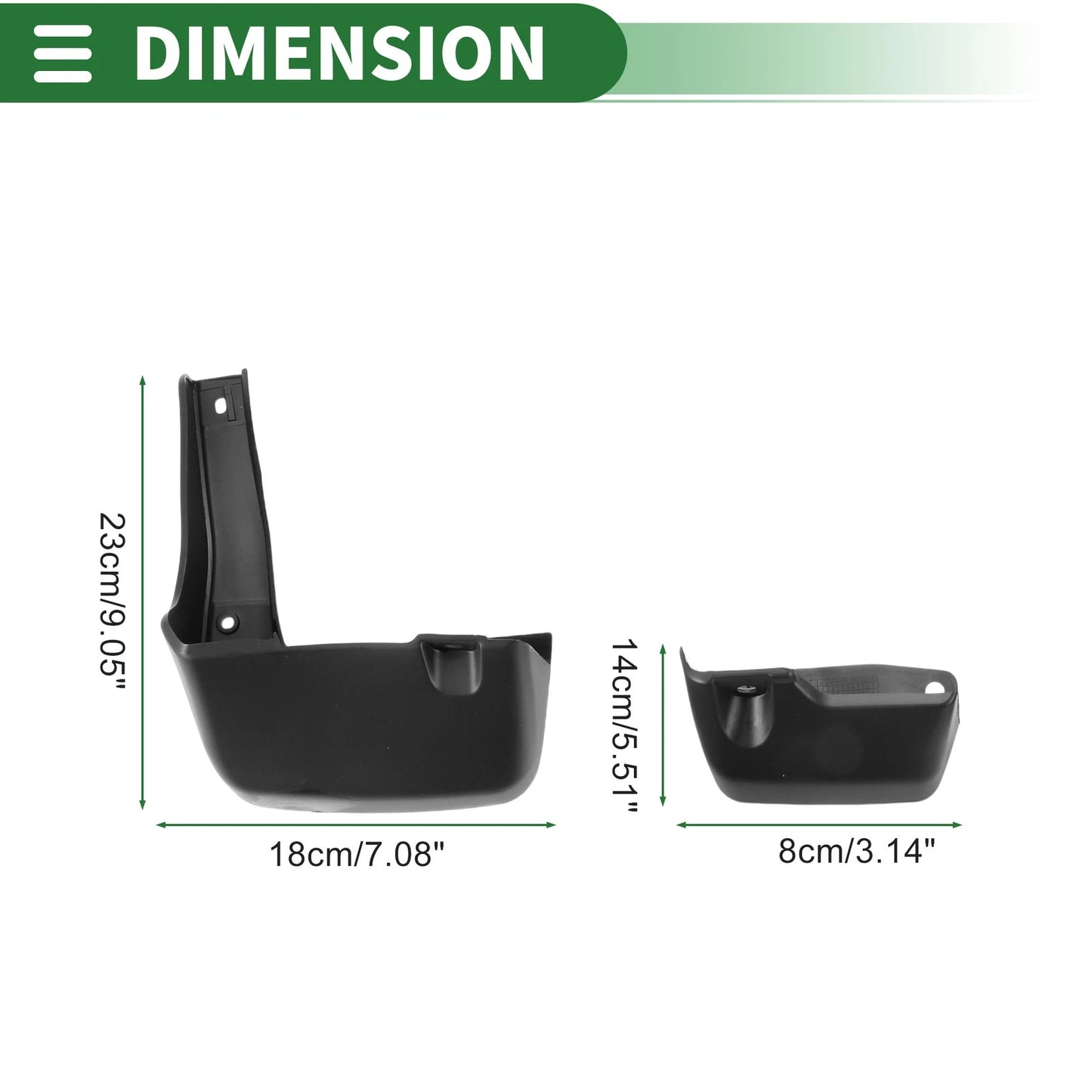 Mud Flaps Splash Guards for Honda Fit Shuttle (2011-2014)