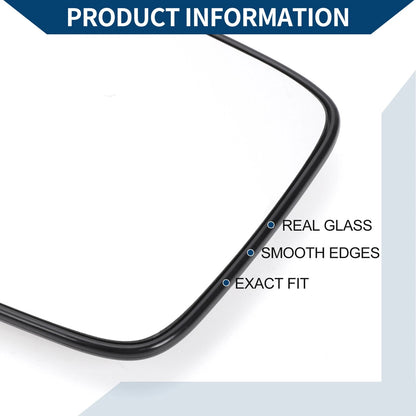Heated Left Side Mirror Glass Replacement for Chrysler 200 300 (2005-2018)