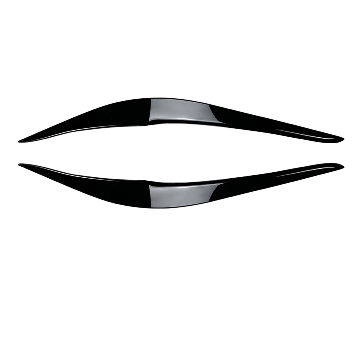 2 x Headlight Eyelid Covers for BMW F22 F23 M Sport (2014-2021) Black