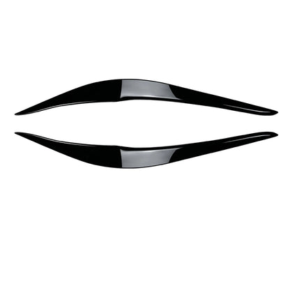 2 x Headlight Eyelid Covers for BMW F22 F23 M Sport (2014-2021) Black