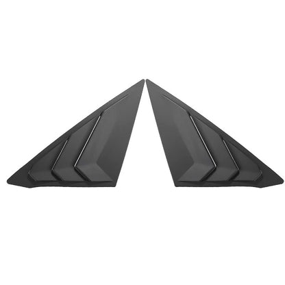 Matte Black Side Window Louver Covers for Honda Civic (2022)