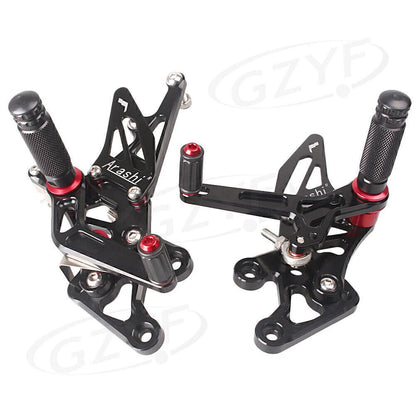 CNC Rear Footrest Footpegs Kit for Yamaha FZ8, FZ1 (2010-2013, 2006-2014)