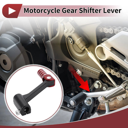 Folding Gear Shifter Lever for Bosuer Cheetah Black Red