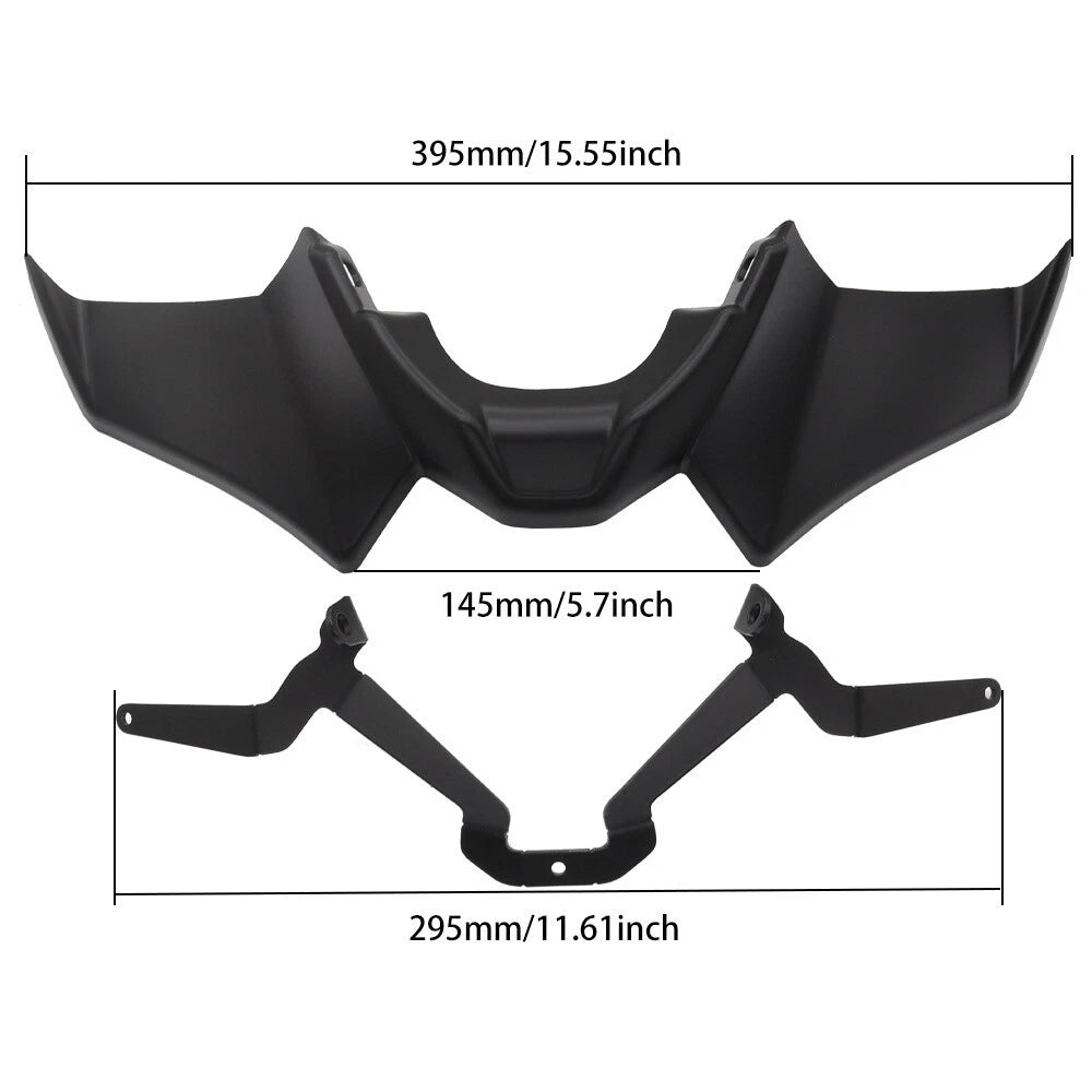 Front Spoiler Kit ABS Black for YAMAHA MT-07 (2021-2023)
