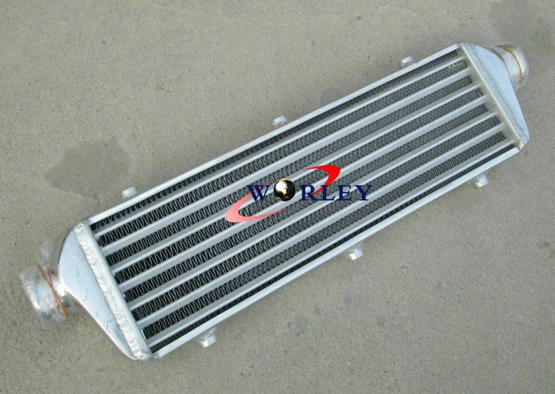 550x140x50mm Aluminum Turbo Intercooler 2.25" Inlet/Outlet for Car Model