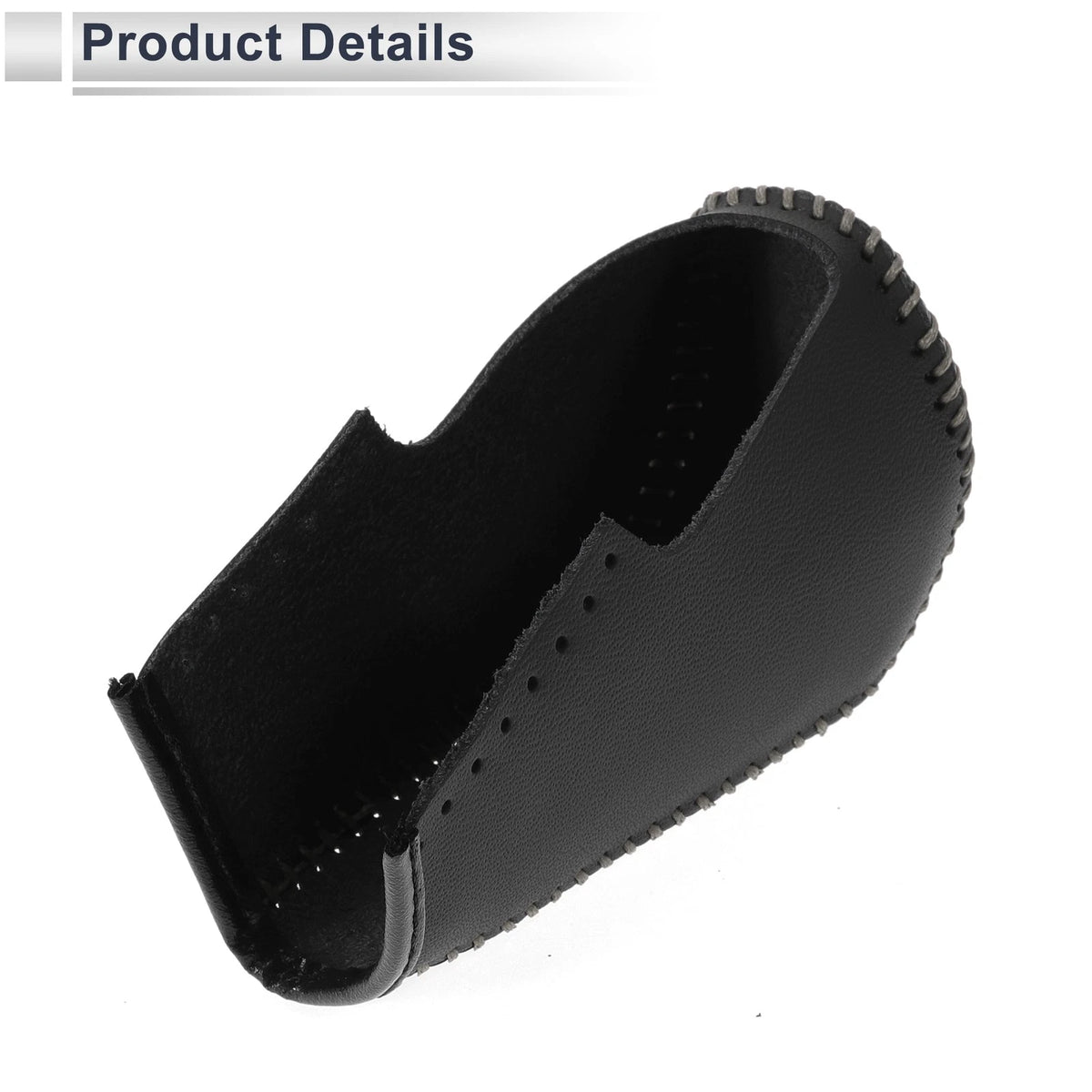 Gear Shift Knob Cover for BMW 3 Series Black Carbon Fiber Grey (2004 - 2012)