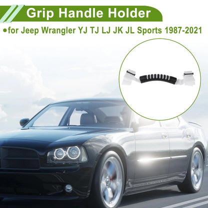Roll Bar Grab Handles for Jeep Wrangler YJ TJ LJ JK JL 1987-2021 ( White)