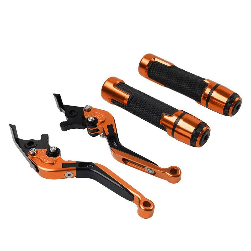 CNC Folding Extendable Brake Clutch Lever Grip for Honda VFR1200 (2010-2016)