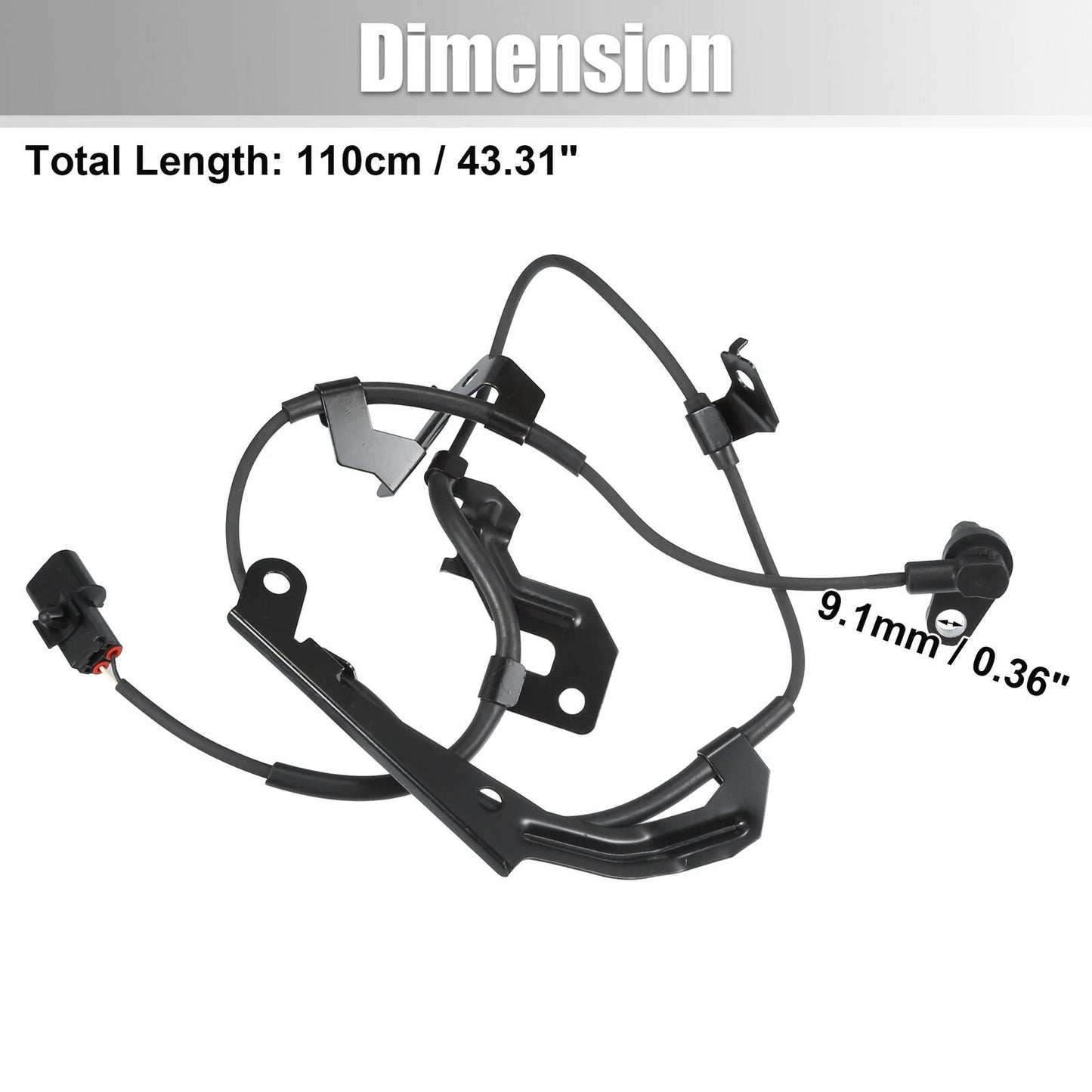 4PCS ABS Wheel Speed Sensor for Mitsubishi L200 2.5L (2012-2015)