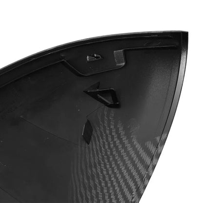 2 x Carbon Black Side Rearview Mirror Covers for Benz C S Class W206 W223 (2022+)