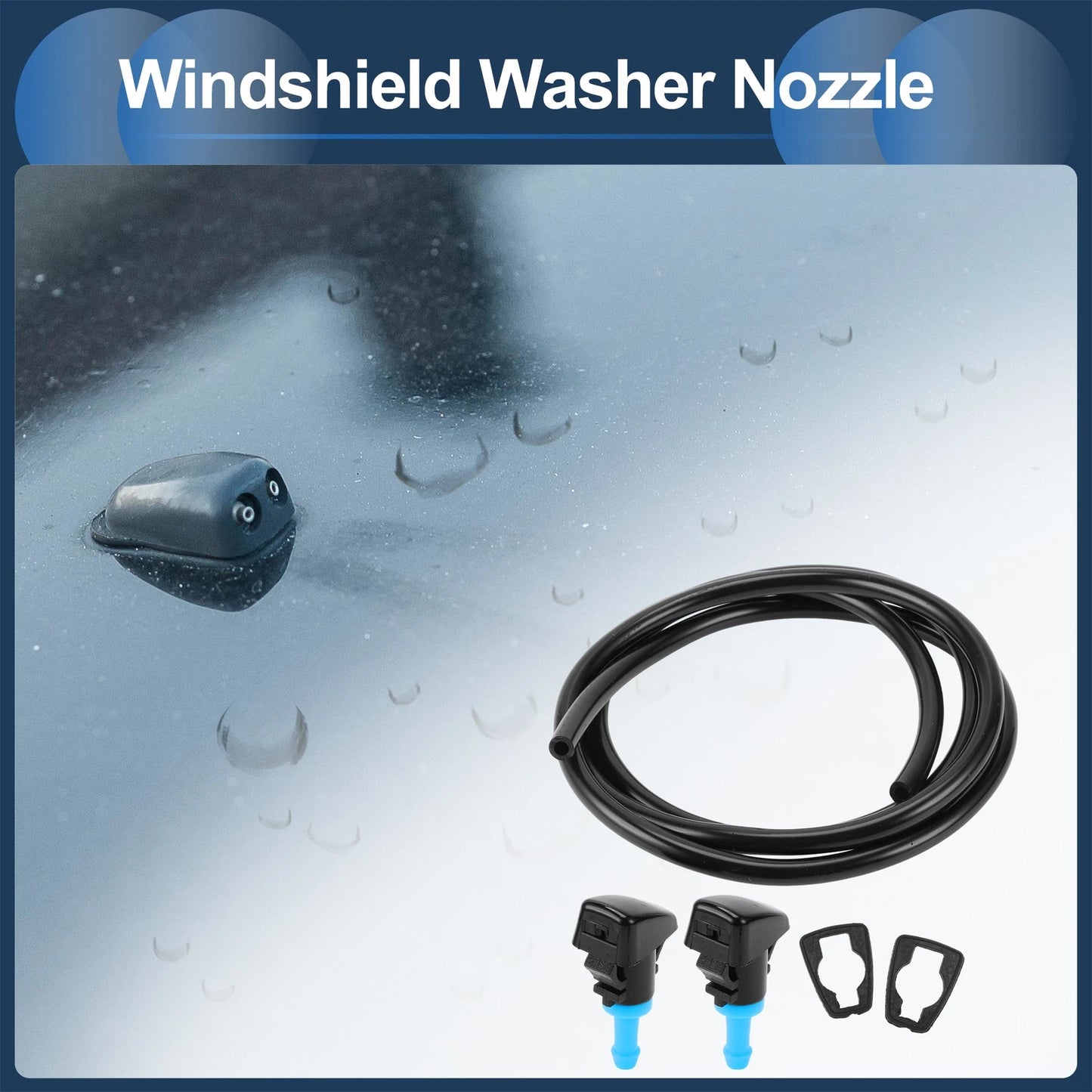 Washer Nozzle With Gasket for Dodge Grand Caravan