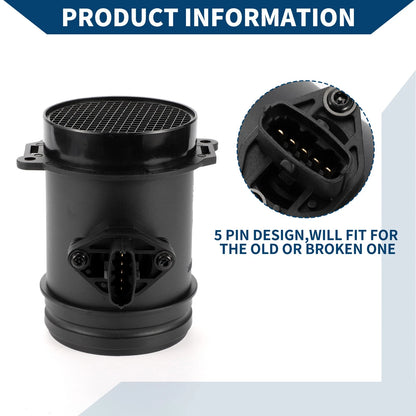 Mass Air Flow Sensor Assembly Black for Porsche Boxster (2004 - 2008)