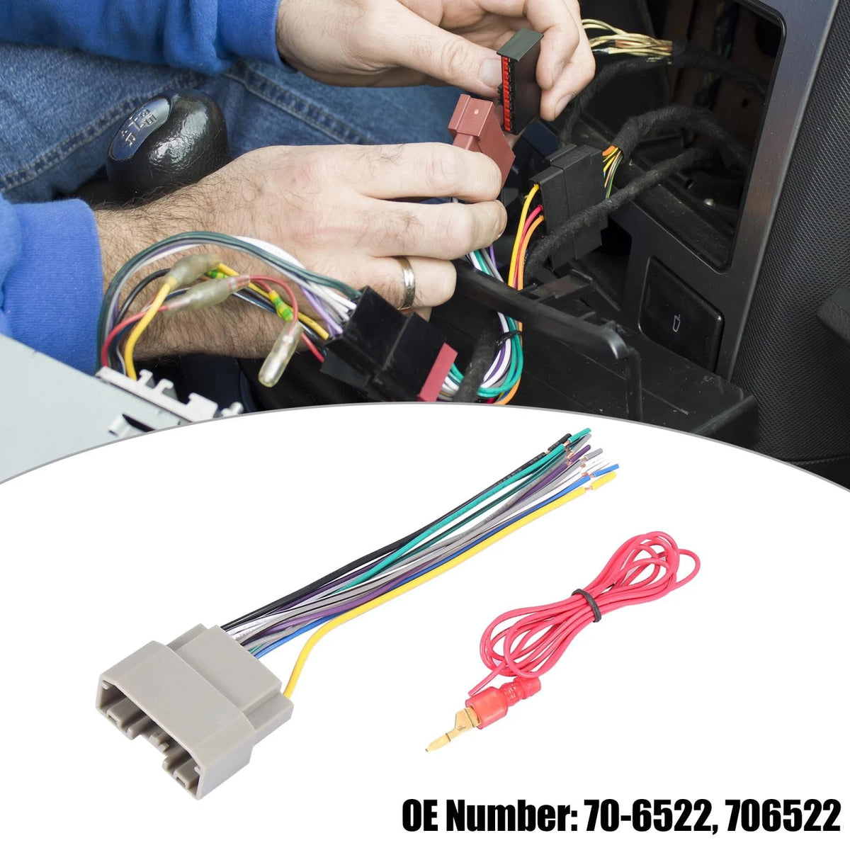 Wiring Harness Set for Chrysler Car Stereo CD Player Radio Adapter