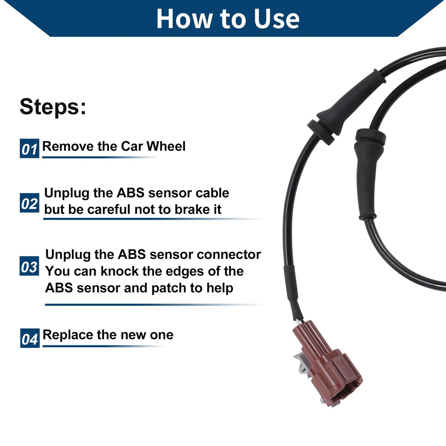 ABS Wheel Speed Sensor for Nissan Xterra (2000-2004)