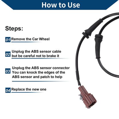 ABS Wheel Speed Sensor for Nissan Xterra (2000-2004)