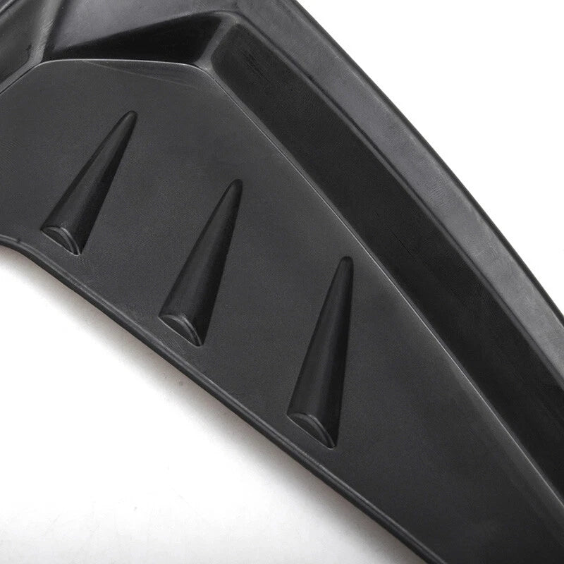 2 x Universal Glossy Black Car Exterior Side Fender Vent Air Wing Covers