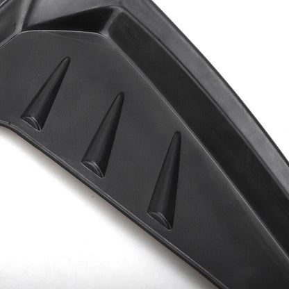 2 x Universal Glossy Black Car Exterior Side Fender Vent Air Wing Covers