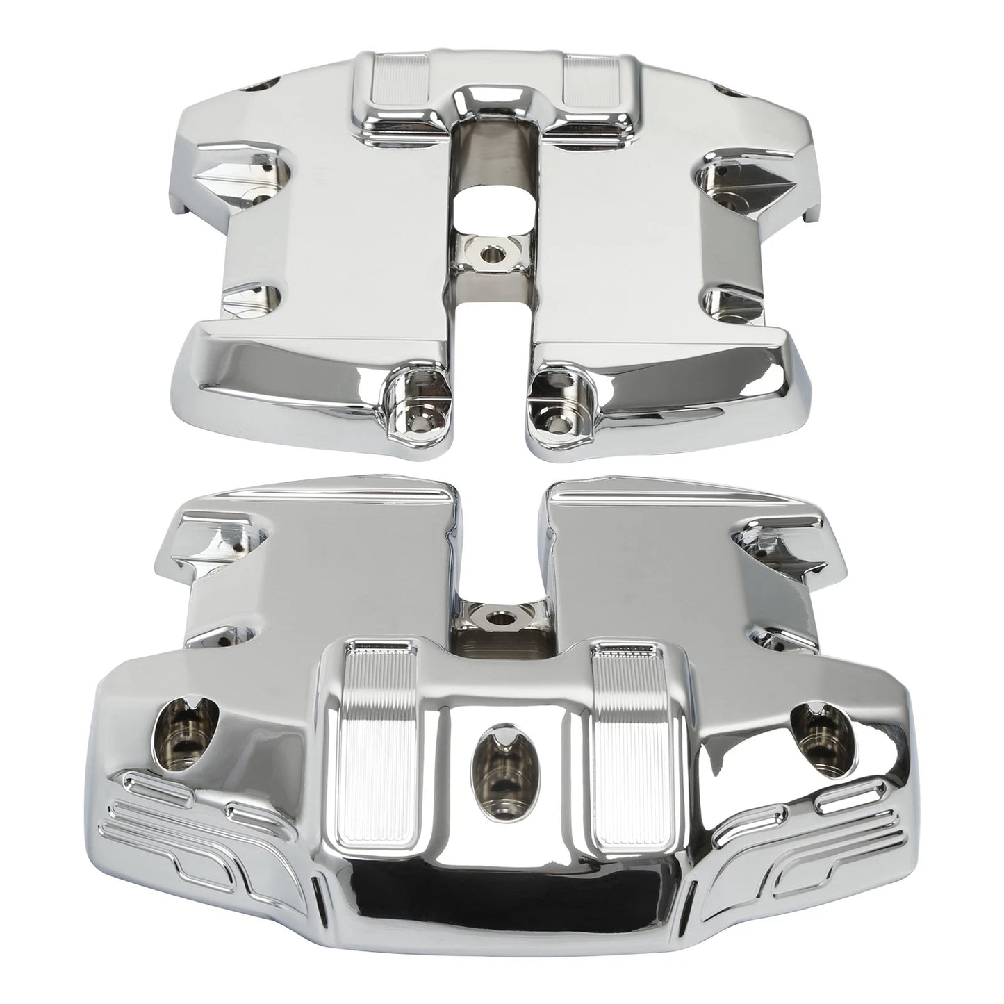 Rocker Box Covers for Harley Touring Street Road Glide 2017-2024 Chrome