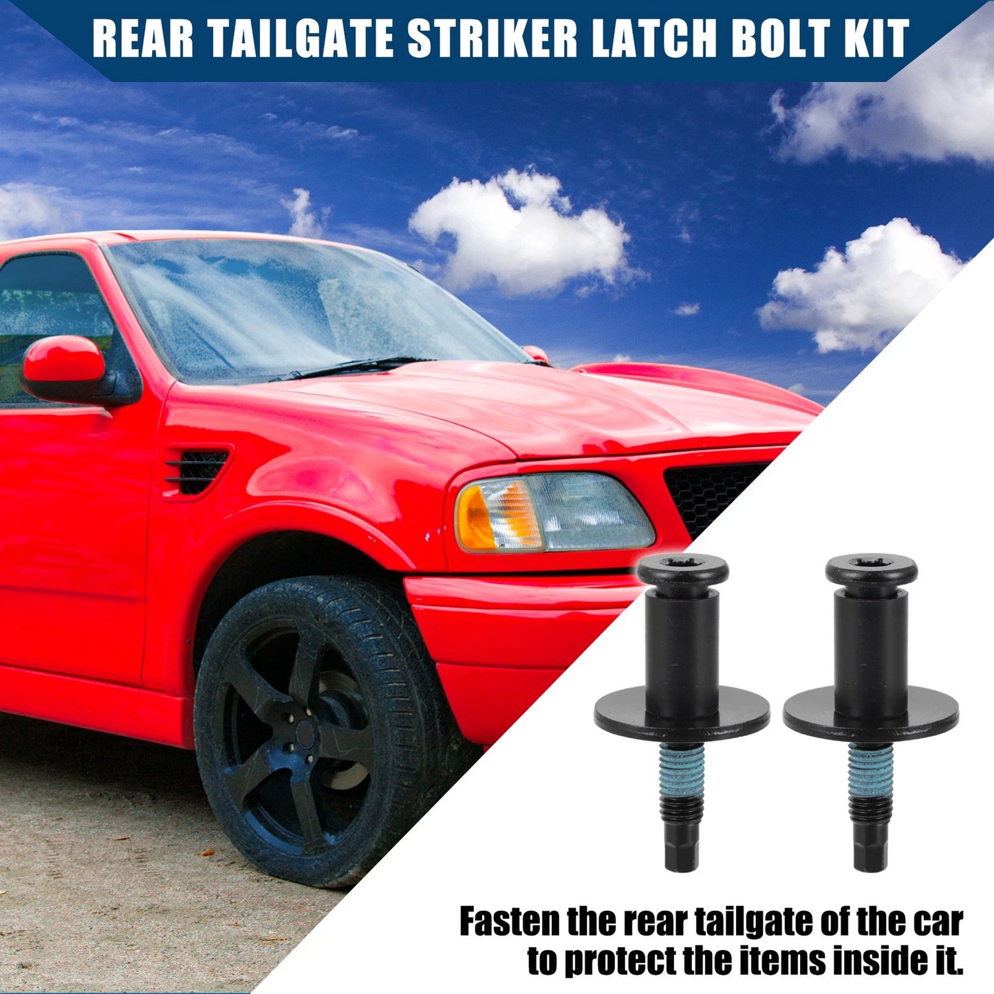 Rear Tailgate Striker Latch Lock Bolt for Ford F150 F250 (2004-2008)