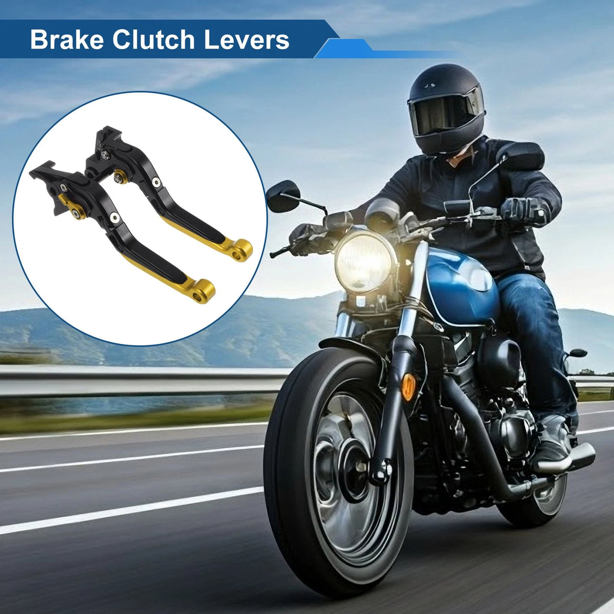 Levers / 2 x / Adjustable Short Long Brake Clutch for Kawasaki Vulcan S (2015–2024)