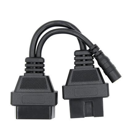12 Pin OBD1 to 16 Pin OBD2 Diagnostic Adapter Cable for Mitsubishi Hyundai