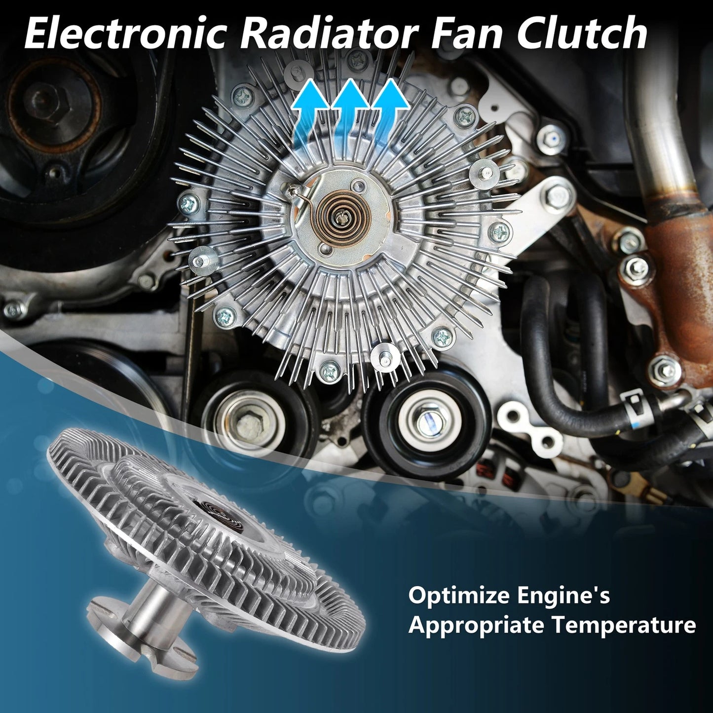 Engine Cooling Fan Clutch for Jeep Cherokee (1994-2000)